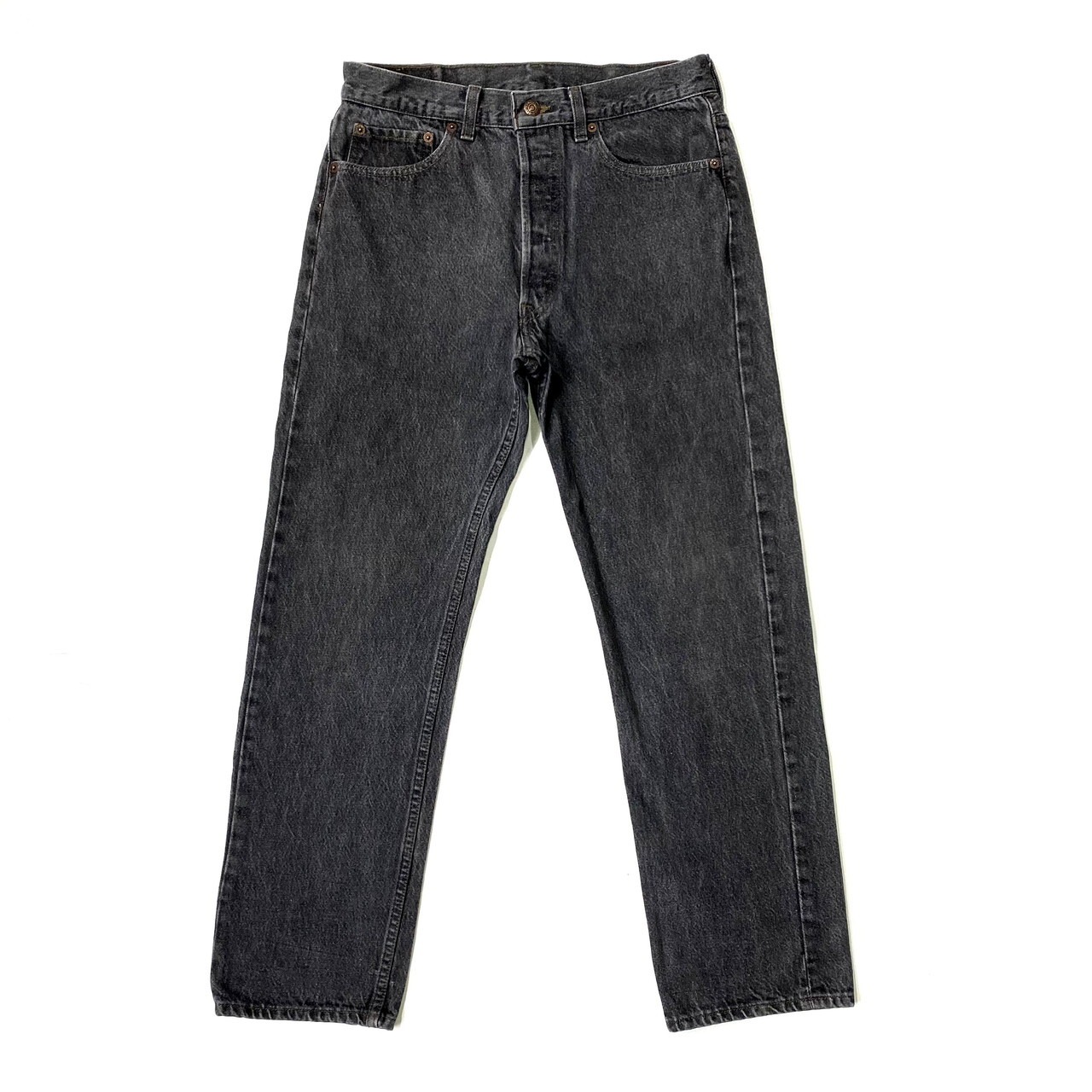 90年代 USA製 リーバイス 501 ストレート ブラックデニムパンツ メンズ 