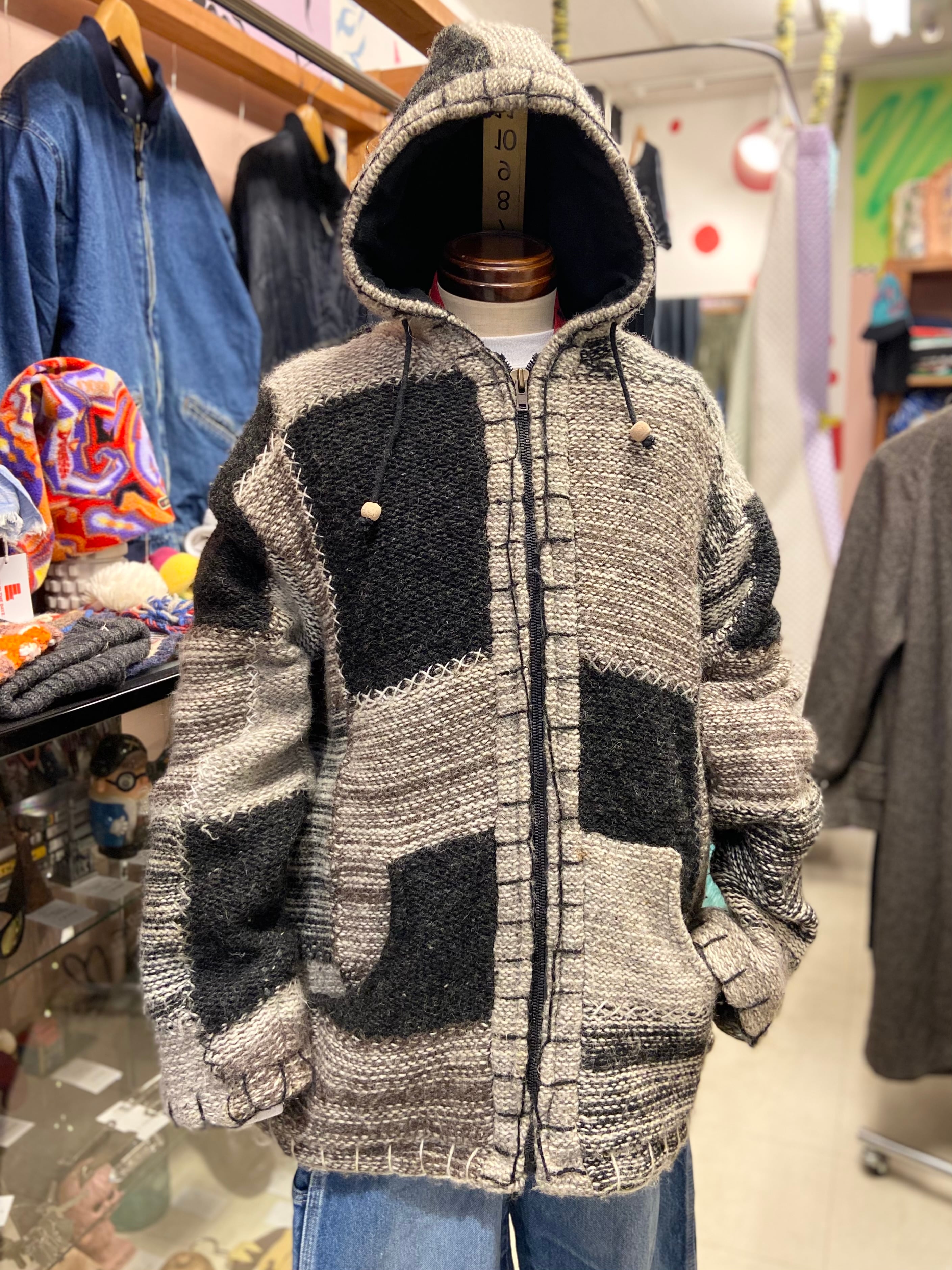90s OLD NAVY オールドネイビー ナイロン アノラック パーカー 内