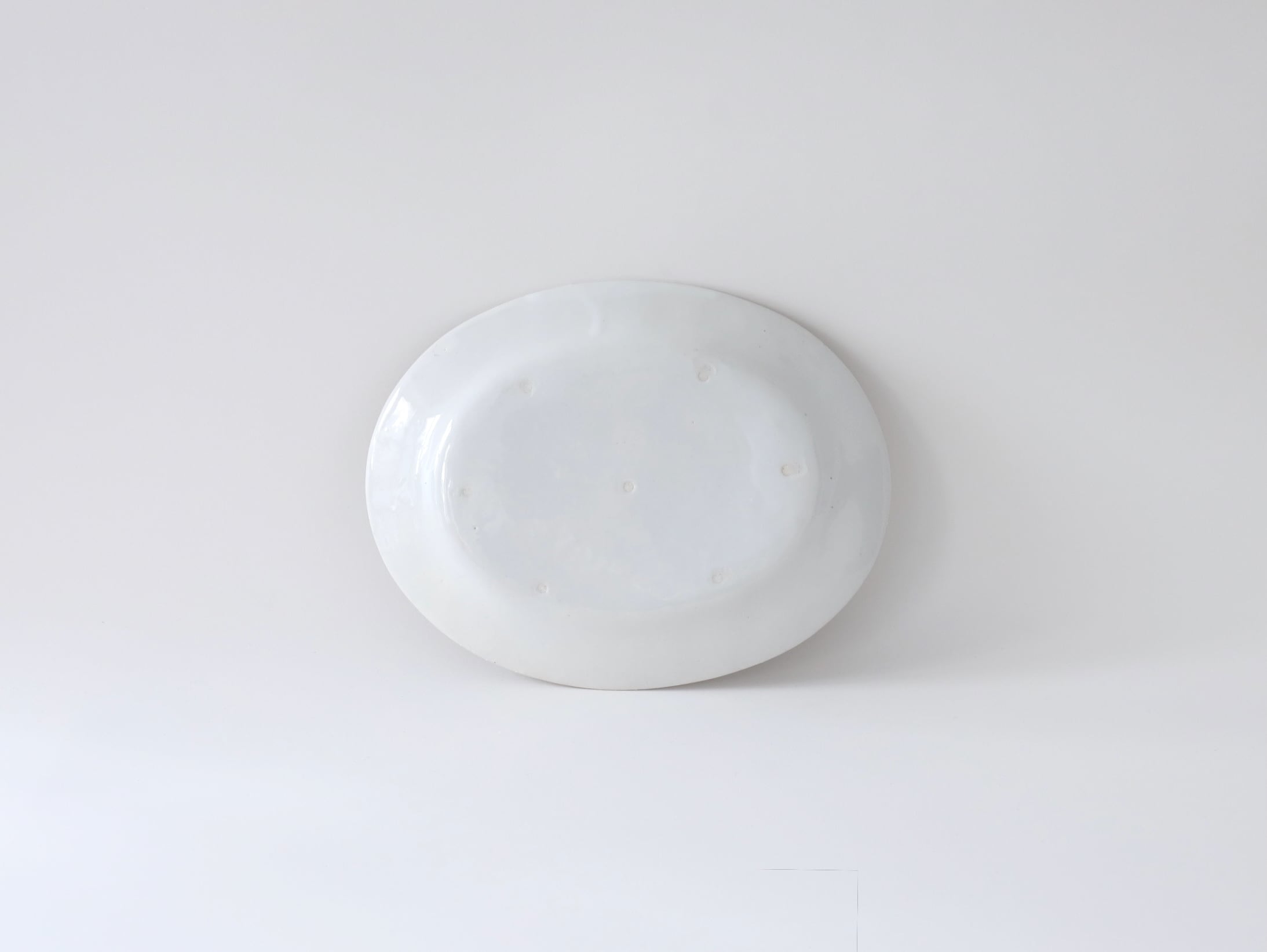 中囿義光 オーバル皿（金彩） ドット D | Galerie NUAGE