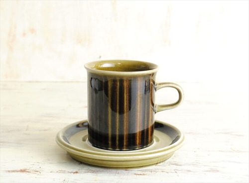 ARABIA アラビア コスモス カップ&ソーサー KOSMOS 北欧食器 フィンランド 陶器 北欧 ヴィンテージ アンティーク it1587