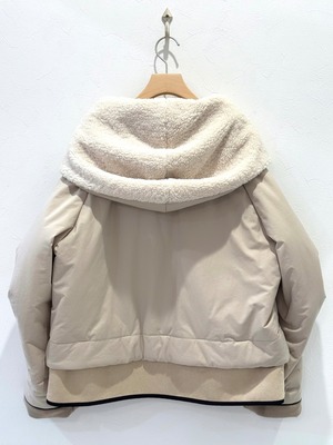 スエードドッキングボアコート