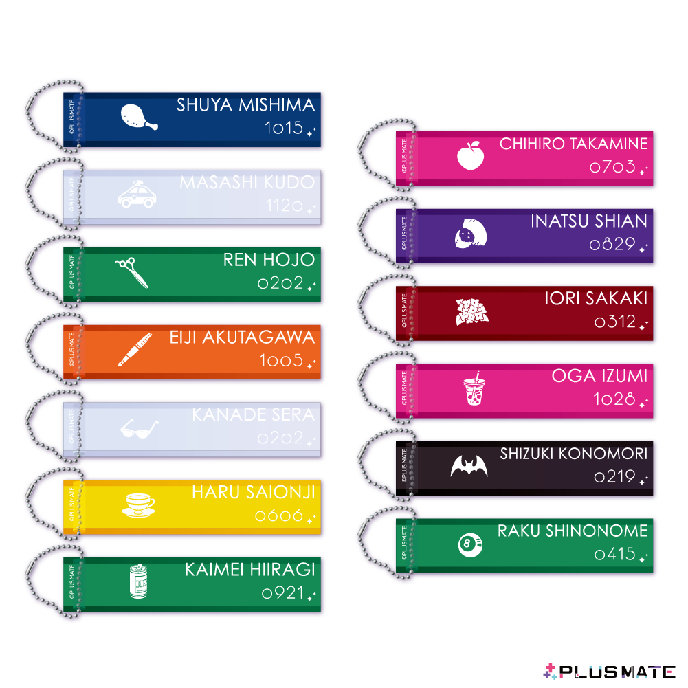 PLUSMATE ランダムルームキーホルダー【A】