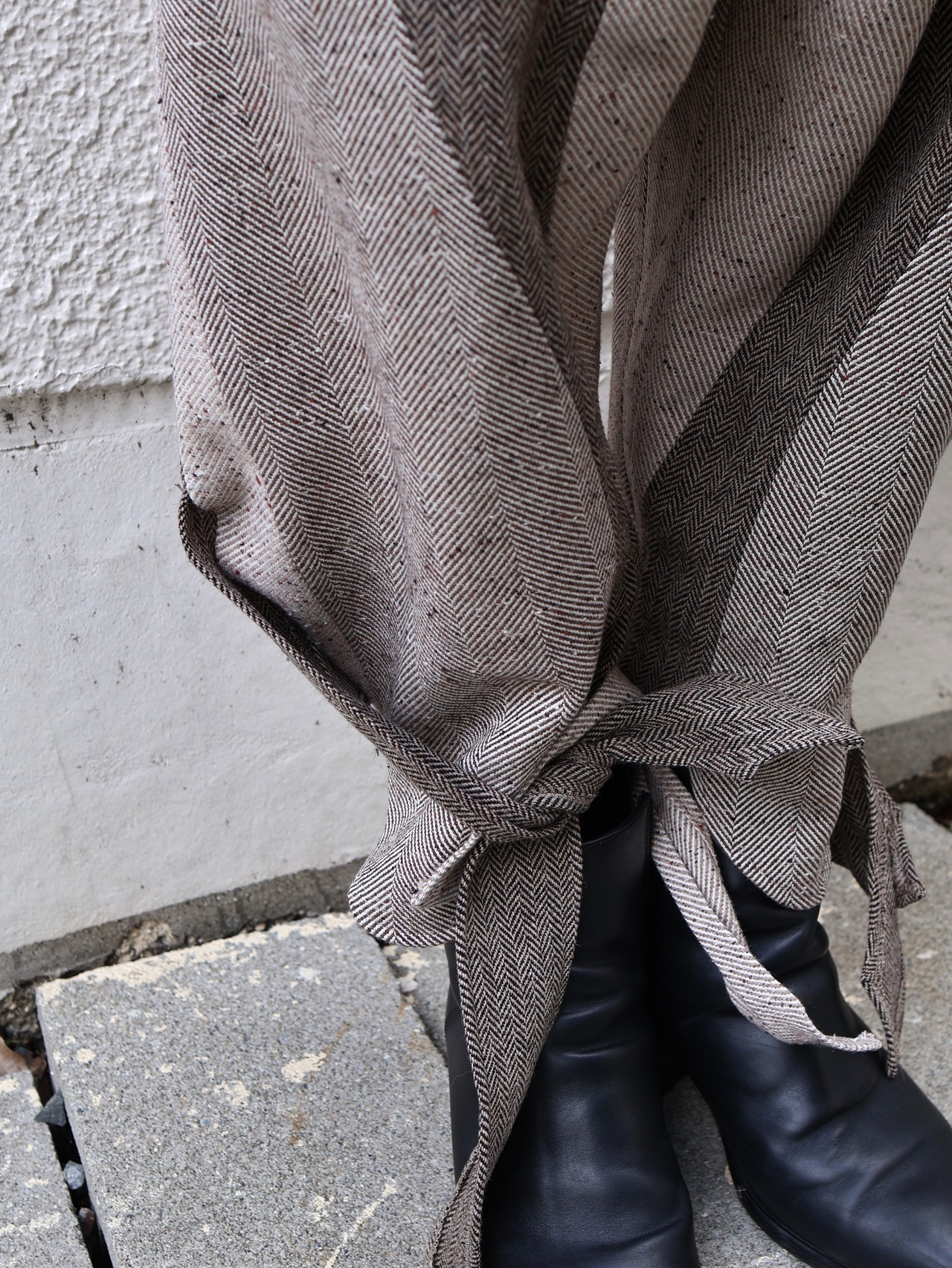 【26aw/joone joonam】herringbone adventure pants