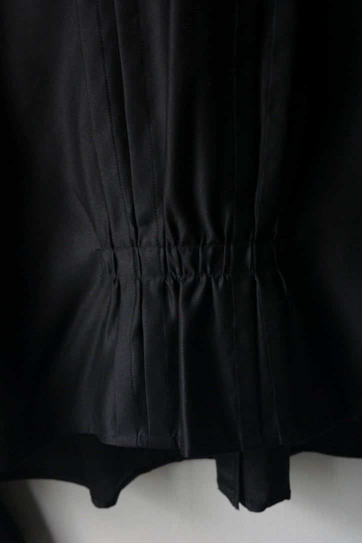 genre ジャンル / TUCK BLOUSE (BLACK ) | genre genre ジャンル / TUCK BLOUSE (BLACK ) | genre
