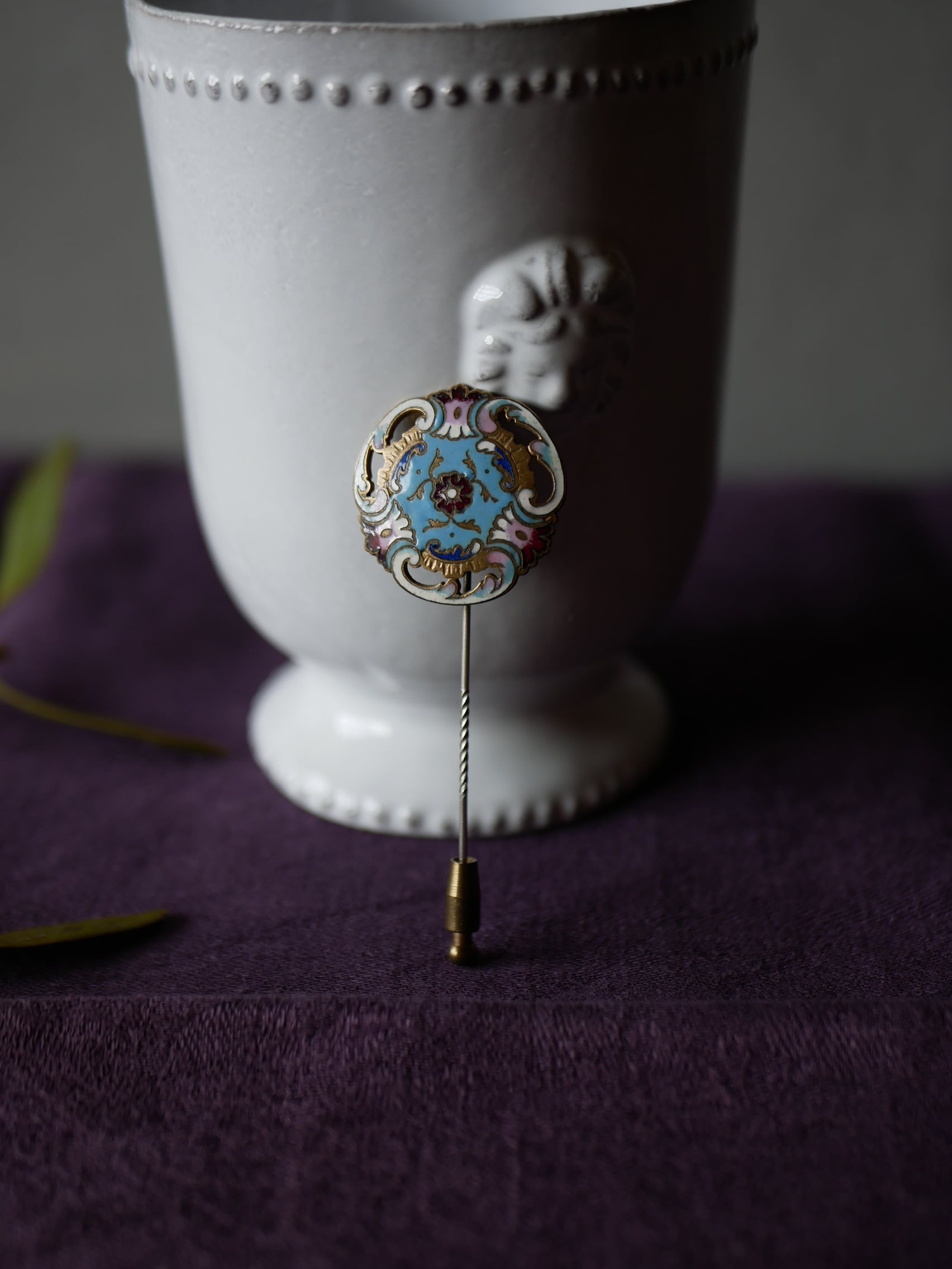 エナメルシリーズ part.1 ハットピン フランスアンティーク アンティークのある暮らし