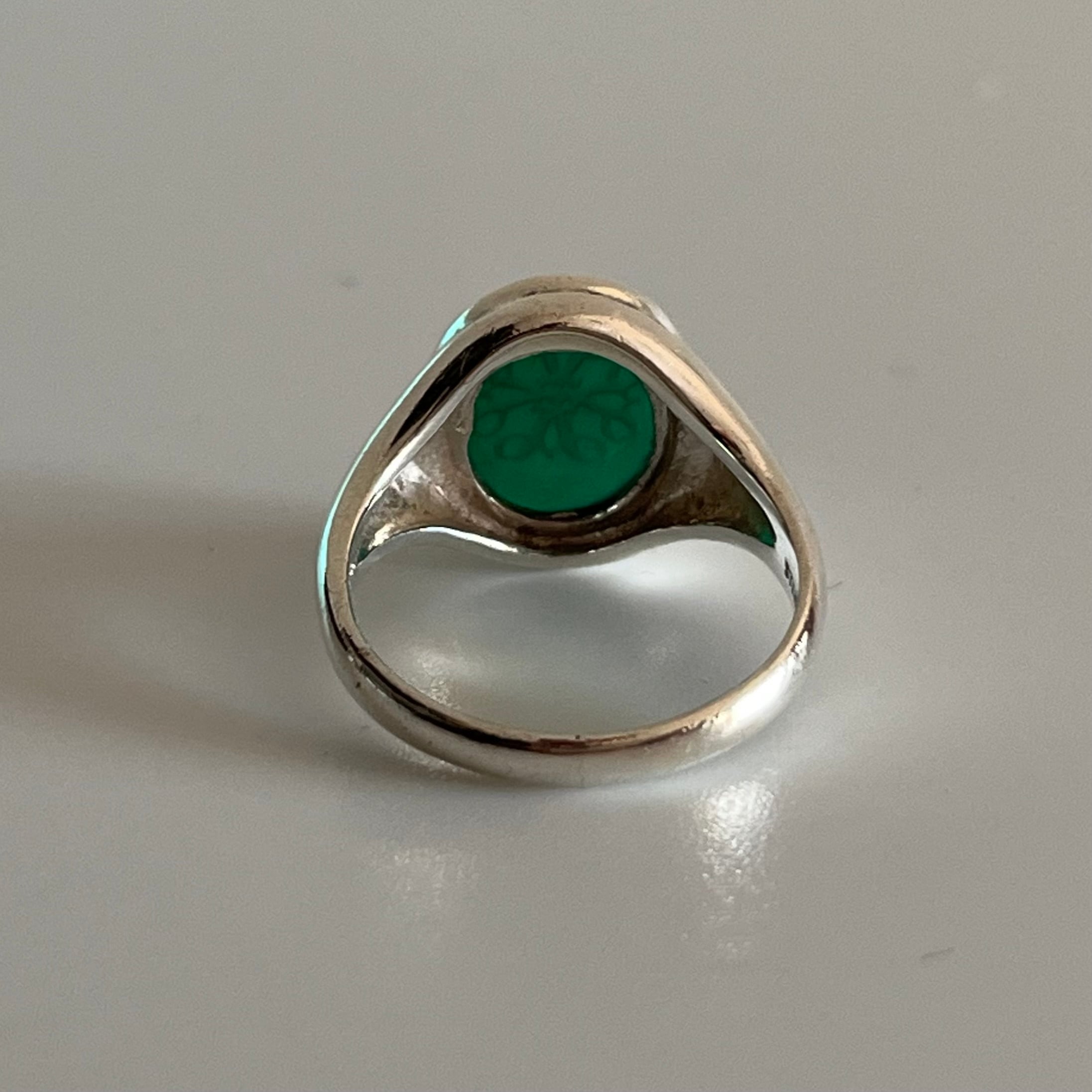 vintage tiffany ヴィンテージティファニーGreen Chalcedony vintage tiffany ヴィンテージティファニーGreen Chalcedony
