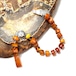 Soviet Vintage butterscotch amber and silver 875 figural brooch