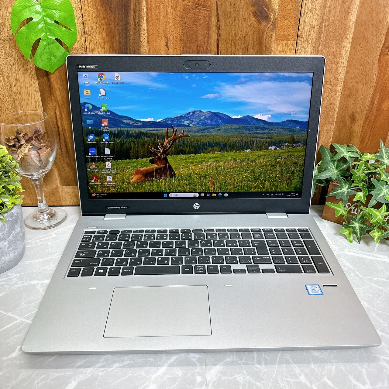 HP ProBook 650 G4 / Core i7-8550U / メモリ16GB / SSD256GB / 15.6インチ FHD