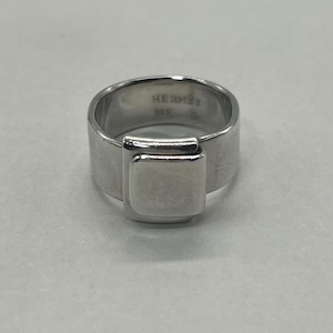 エルメス HERMES フォールディング リング 表記サイズ55 SV 希少