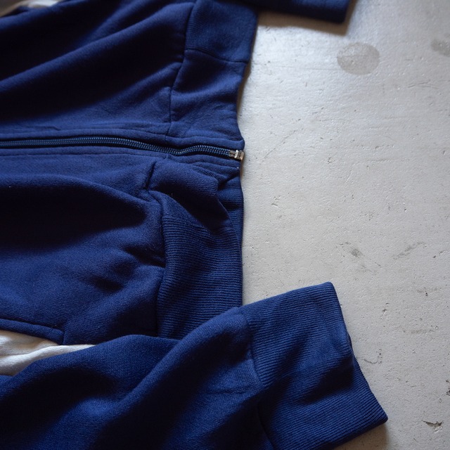 "ACTIVE WEAR" '90s vintage Multi color sweat zip top