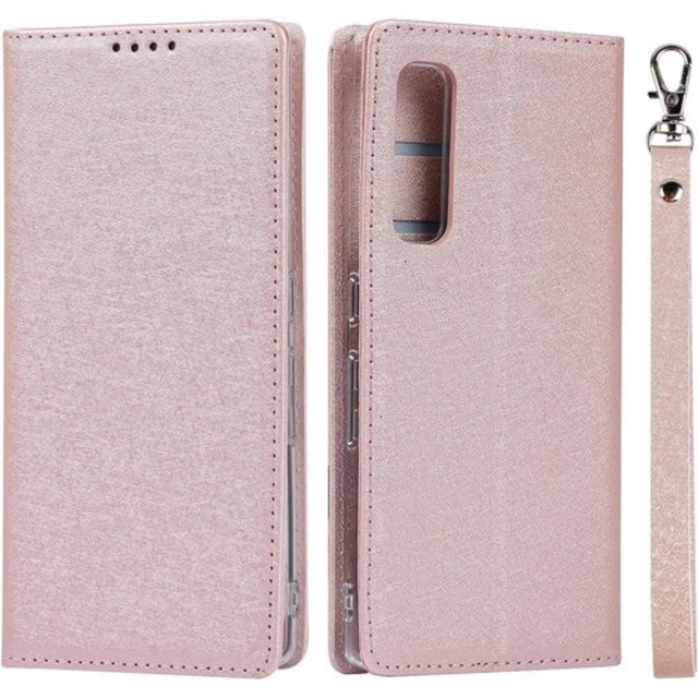 Pelanty Arrows NX9 F-52A ケース Fujitsu Arrows nx9 ケース手帳型 f52a arrowsnx9 財布型カバー case PUレザー 薄型 スマホケース ストラップ付き ベルトなし カード収納 マグネット式 スタンド機能 富士通 アローズNX9 f-52a 携帯カバー 滑り止め 全面保護 耐衝撃 軽量 ピンク 1980