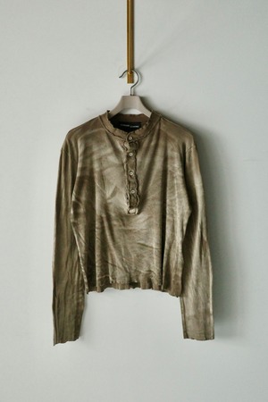 EDWARD CUMING  【STACKED HENLEY -WASH-BROWN-】