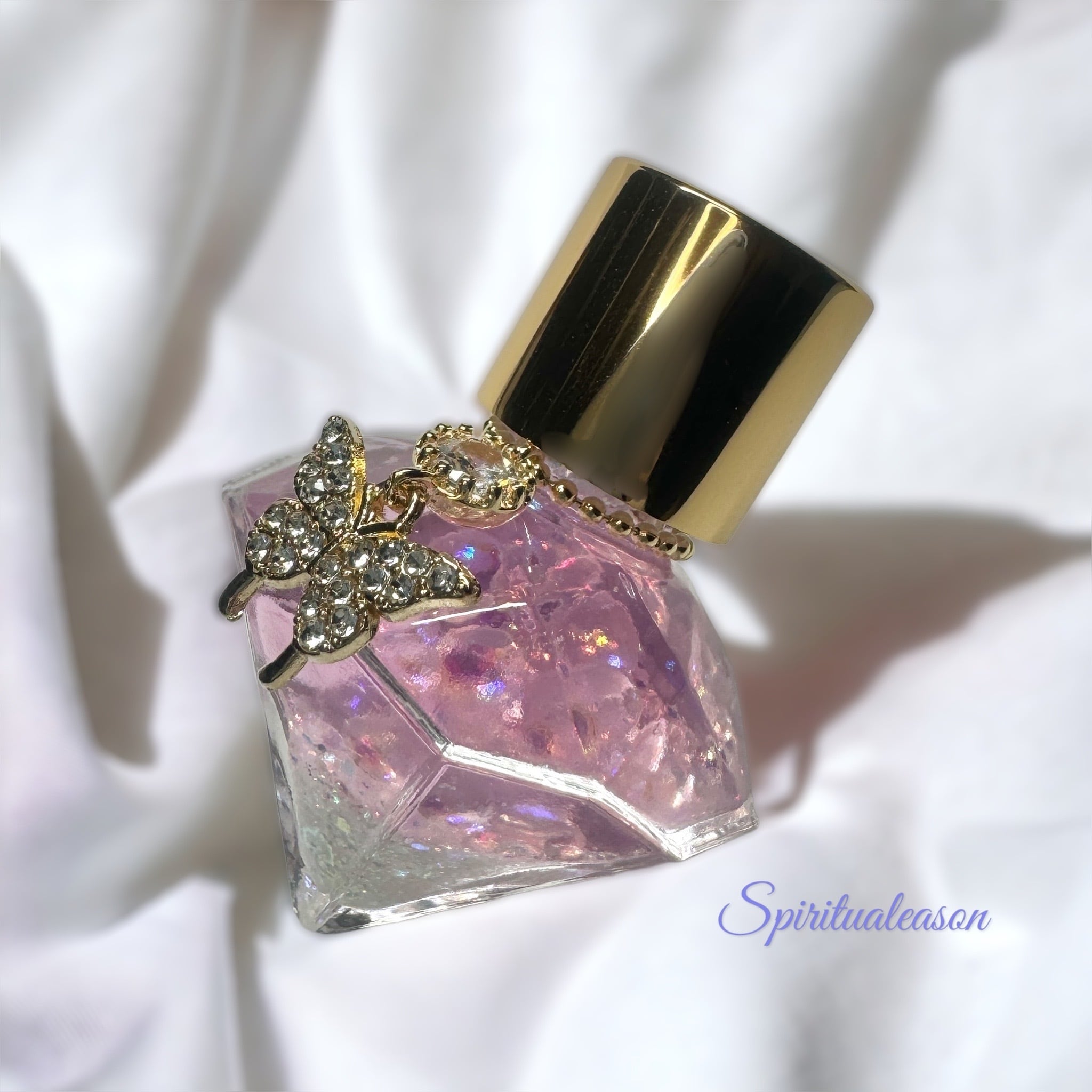 癒しのオルゴナイト❤️ムーンストーン＋ルビーの香水瓶型♡ 癒しのオルゴナイト❤️ムーンストーン＋ルビーの香水瓶型