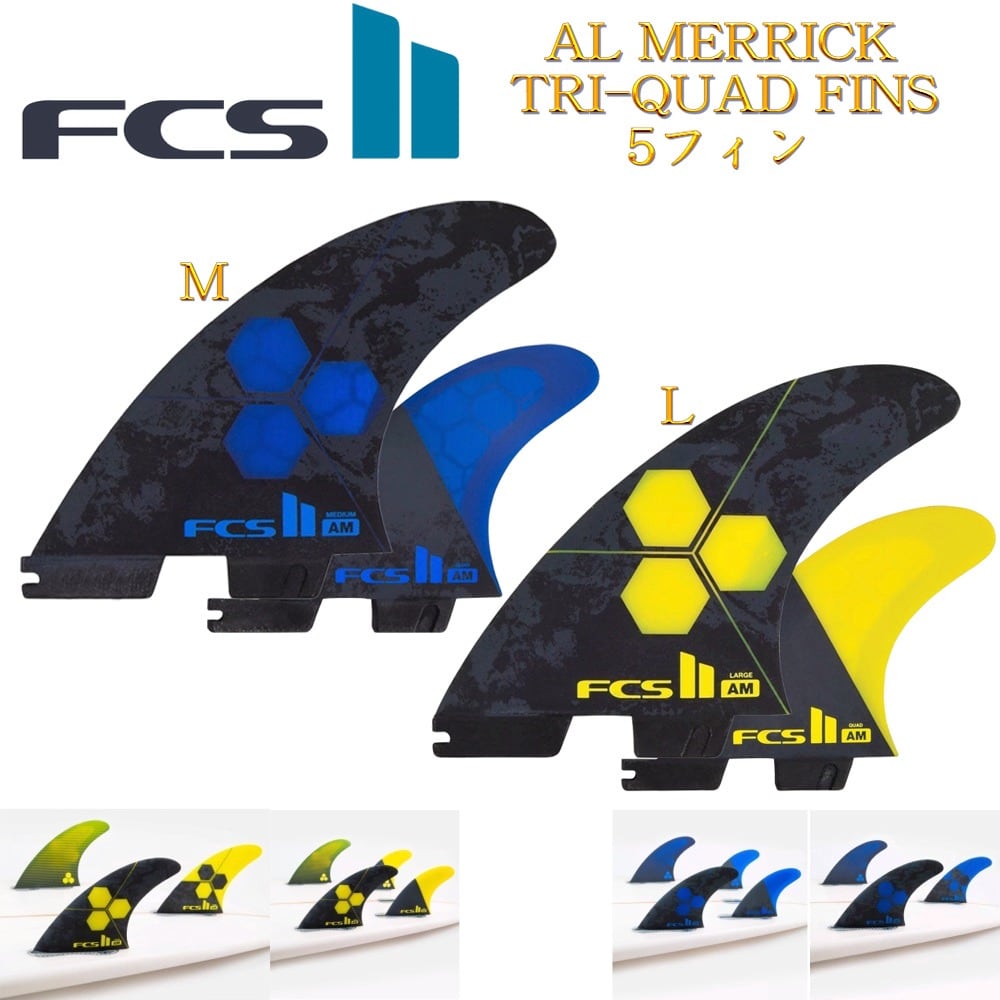 FCS2 エフシーエス フィン FCS II Al Merrick Performance Core Tri