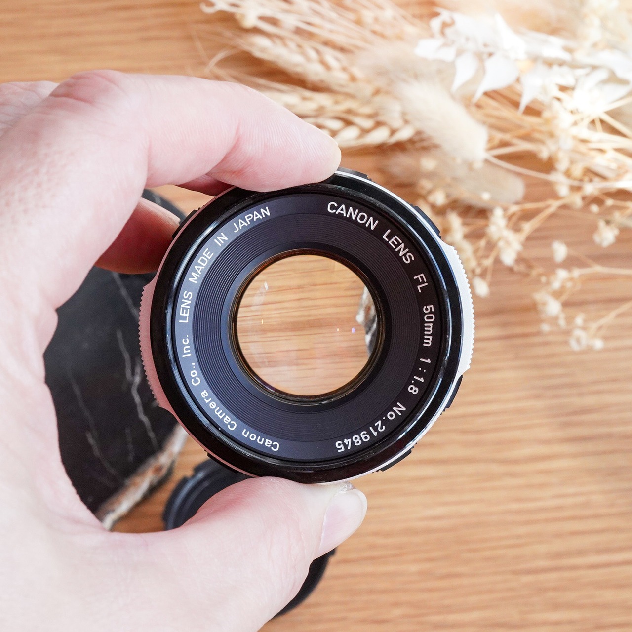 【希少和製ビオター】 Canon FL 50mm F1.8 初期型　渦巻ボケ　