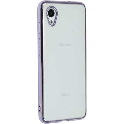 Galaxy A22 5G ケース TPU color GalaxyA22 ソフトケース 透明 カバー クリアケース スマホケース 薄型 保護 耐衝撃 ギャラクシーA22 SC-56B SC56B doo パープル A693GA22PU 274