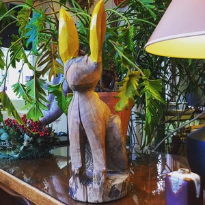 アフリカ　wood rabbit object