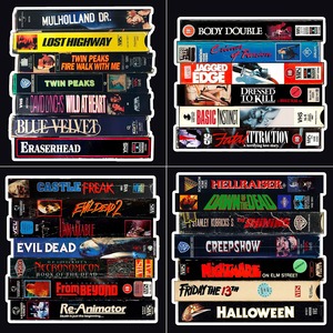 80's Cult VHS Stack Sticker