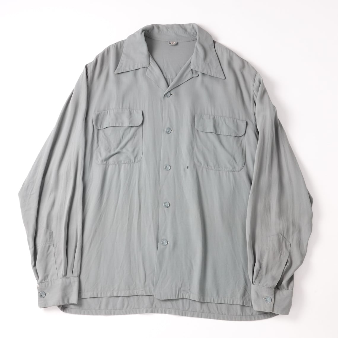 極美品】60s special Vintage rayon shirt khaki special condition