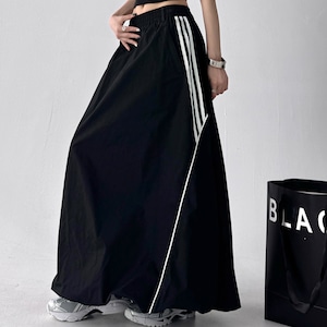 Black sideline skirt S1449