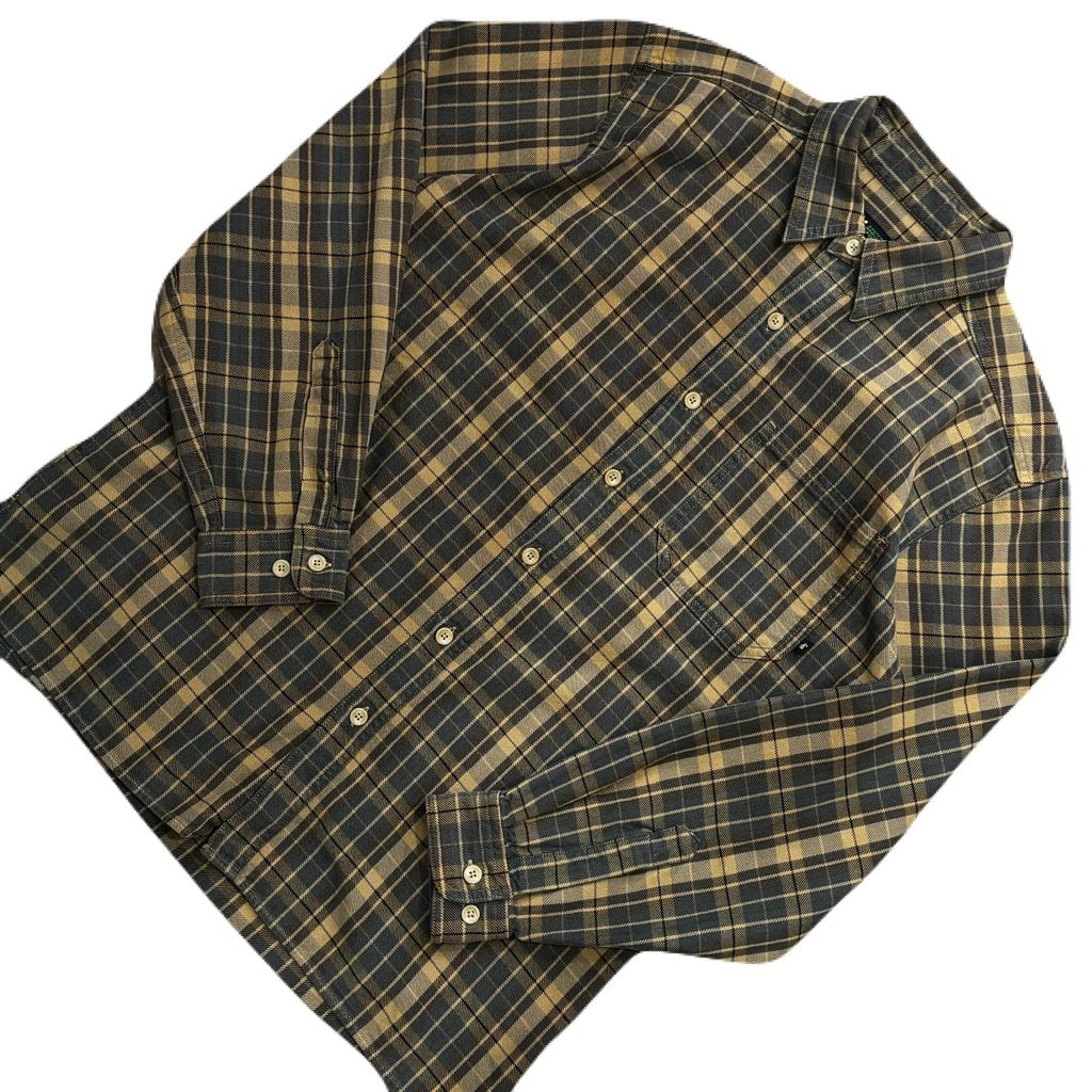 EASTERN MOUNTAIN SPORTS ポケット付き チェック柄 長袖シャツ