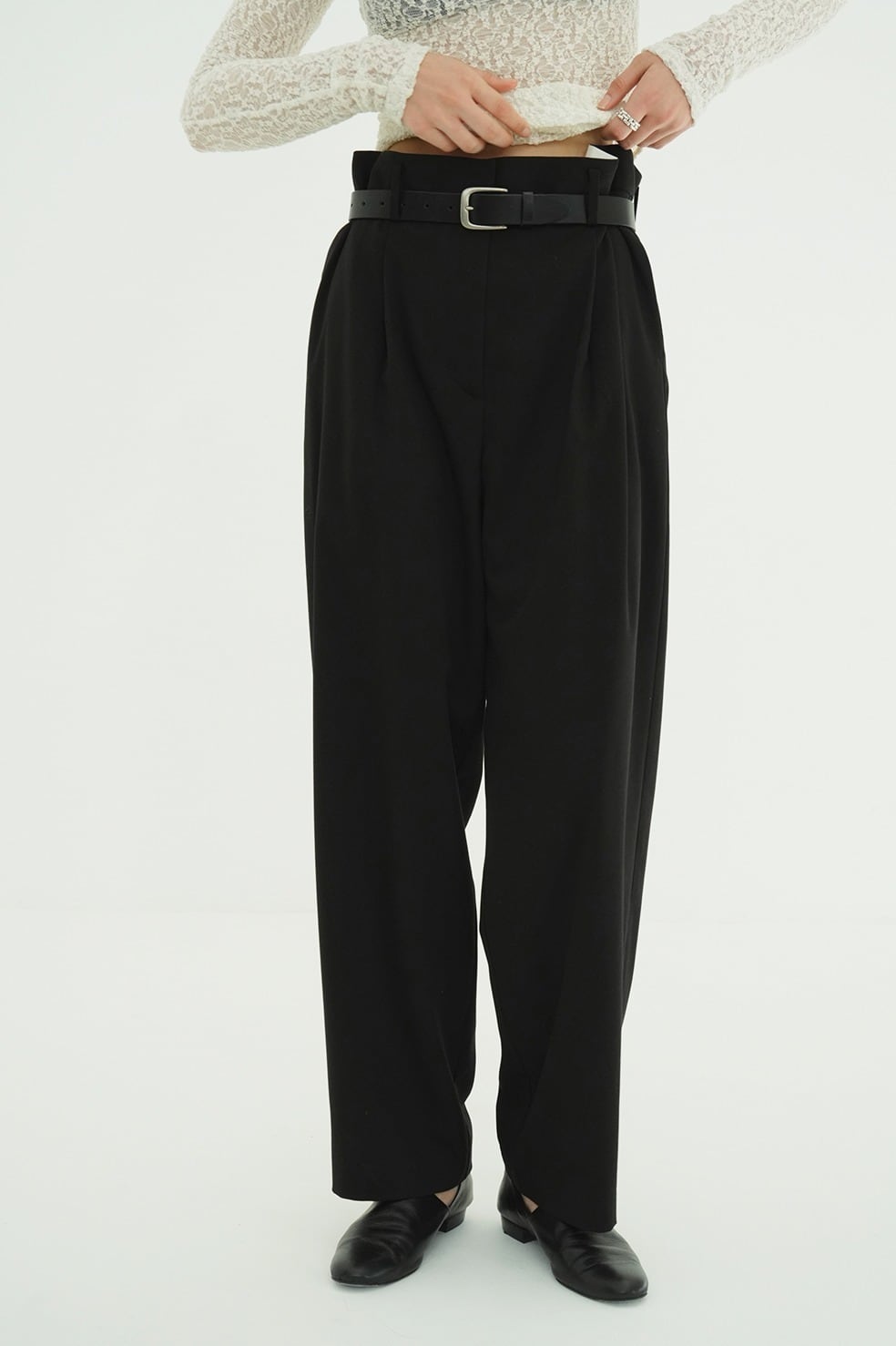 【専用】CLANE WAIST BELT DAD PANTS 1 CLANE WAIST BELT DAD PANTS | FLICKA ASHIYA