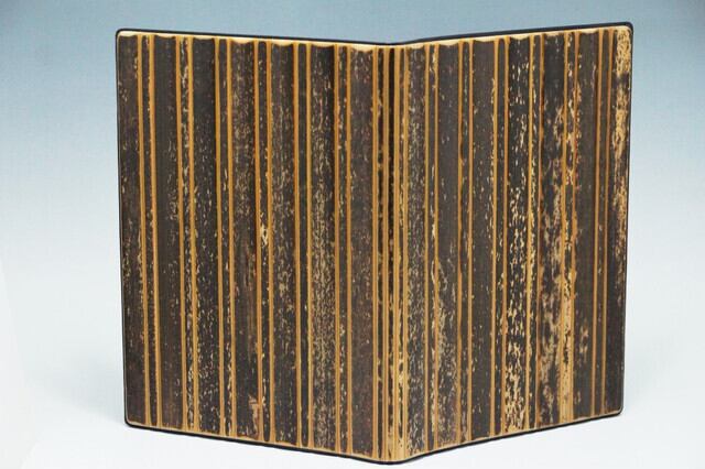 虎竹 A5ノートカバー(革色・こげ茶) | 大和美術工芸