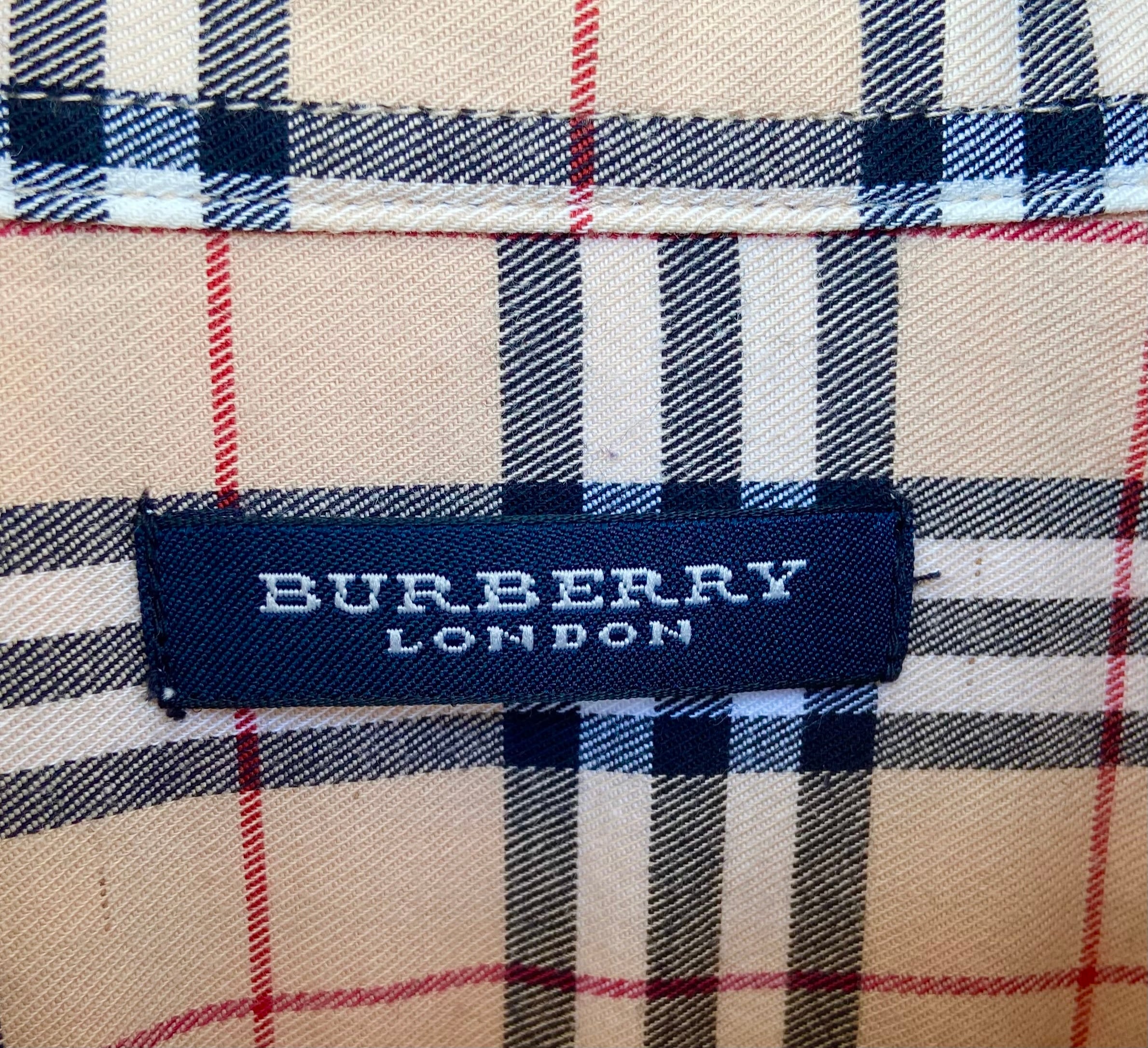 Burberry バーバリーロンドン ノバチェック ジャケット 刺繍ロゴ XL