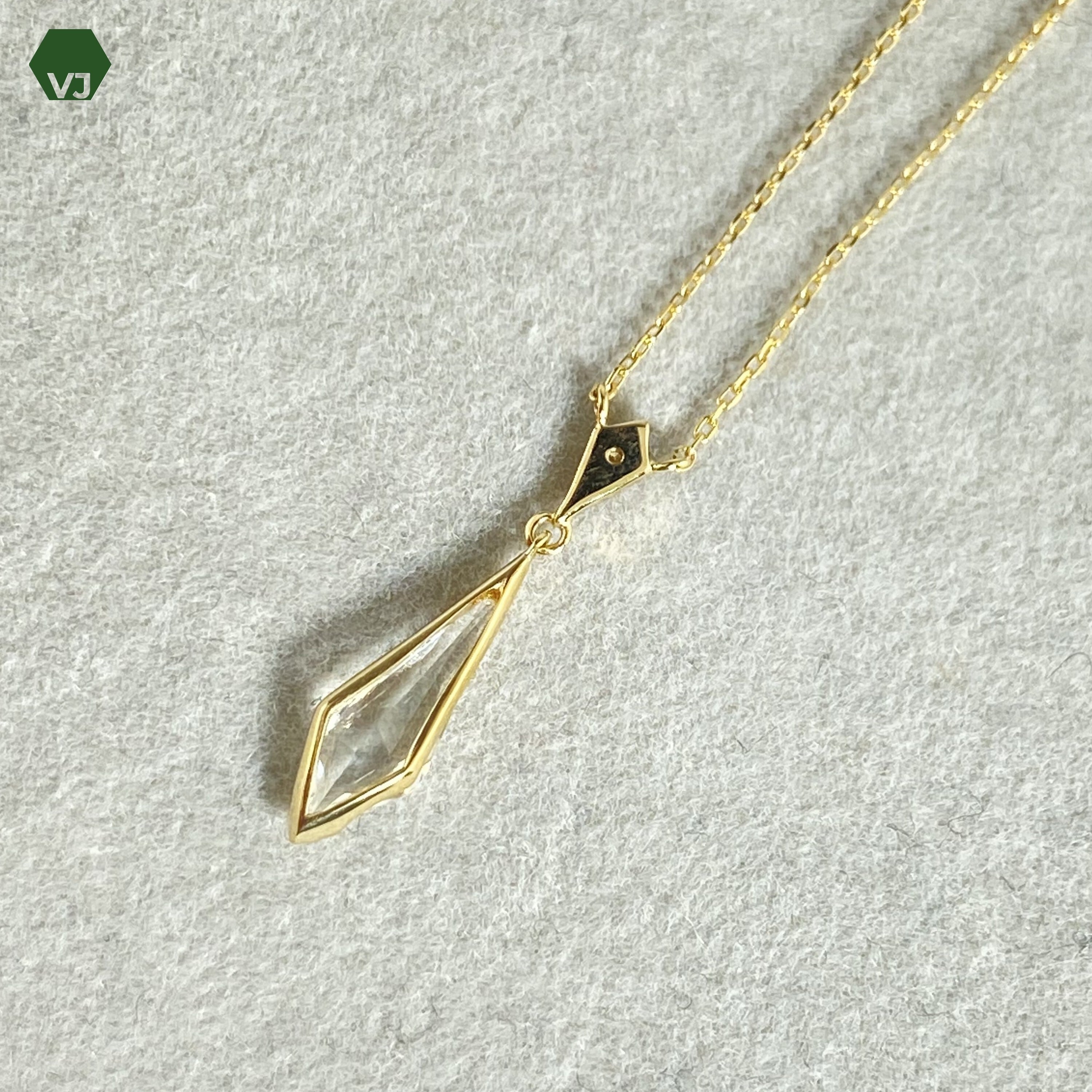 29-03】ダイヤモンドネックレスD0.5ct 【中古】【K18YG】