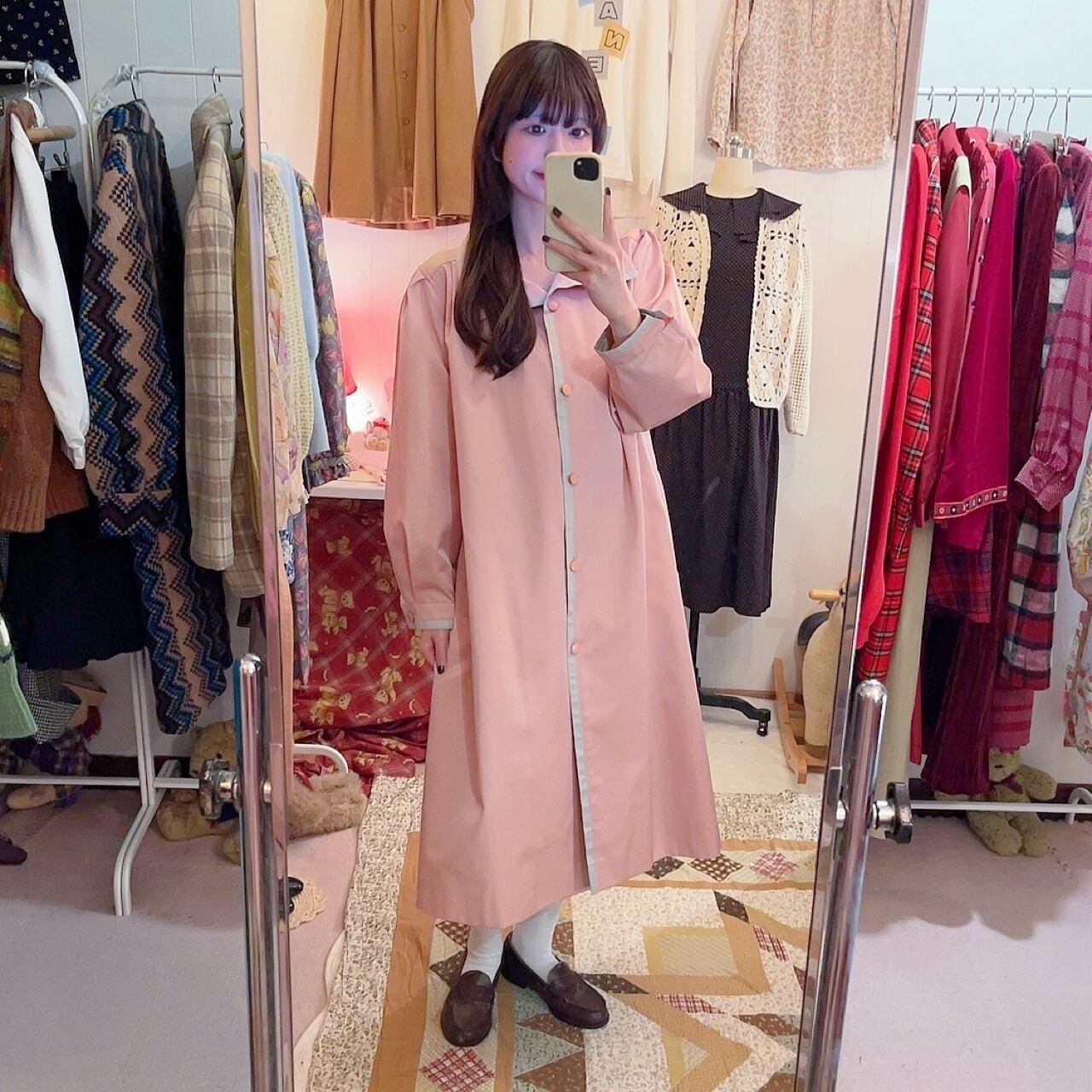 SANYO / blossom pink spring coat