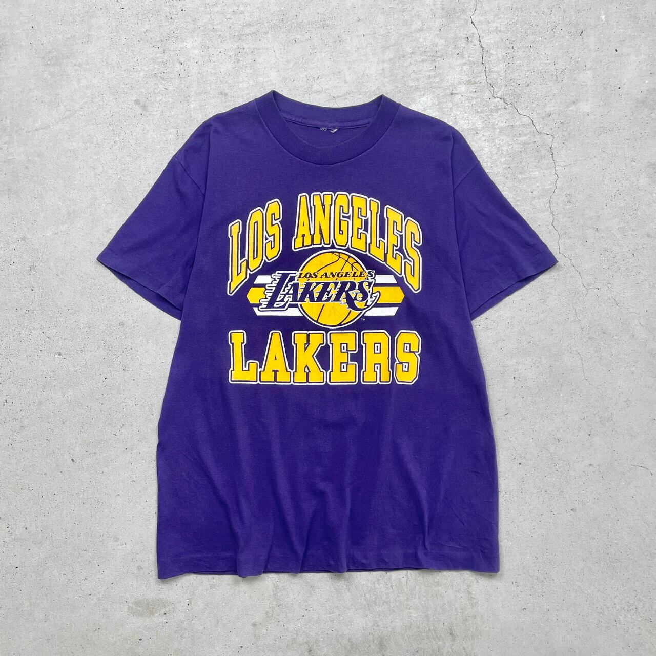 90年代 NBA LOS ANGELES LAKERS レイカーズ チームロゴプリントTシャツ