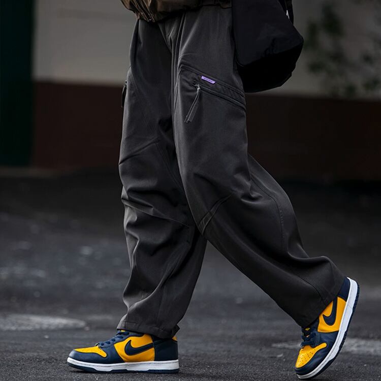 ★SIDE POCKET ZIPPER PARACHUTE SOLDIER PANTS　　　A0753