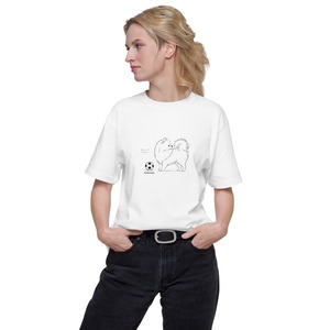 ボールより、しっぽ。 半袖Tシャツ[M0017]