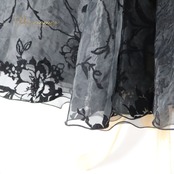 社交ダンス 衣装 スカート ブラック系 タカダンス TAKA DANCE 黒 シンプル 透け感 花柄 バラ柄 植物柄 チュール ベロア ふんわり フレア 上品 大人っぽい おしゃれ 練習着 レッスン レッスン着 練習 ブラック おしゃれスカート フレアスカート ダンス衣装 練習用 チュールスカート 大人女性 花柄スカート 透けスカート ボリューム感 ダンス用スカート エレガント ブラックファッション ふんわりスカート