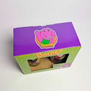 ♧ ♡再入荷♡【 AMERICAN PAIR GLASS / ペアグラス 】 『 Barney & Friends ( バーニー&フレンズ ) 』ガラス / コップ / ペアグラスセット 〚アメリカン雑貨 アメトイ〛