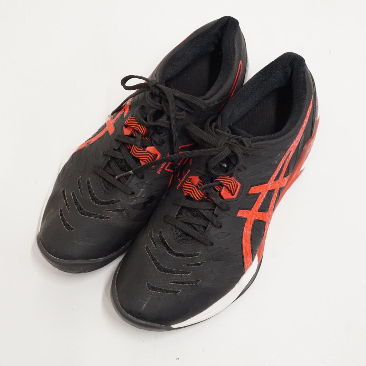 フィッシュA　②黒赤　おてて横 ASICS アシックス ハンドボールシューズ USED品 ブラスト FF 2