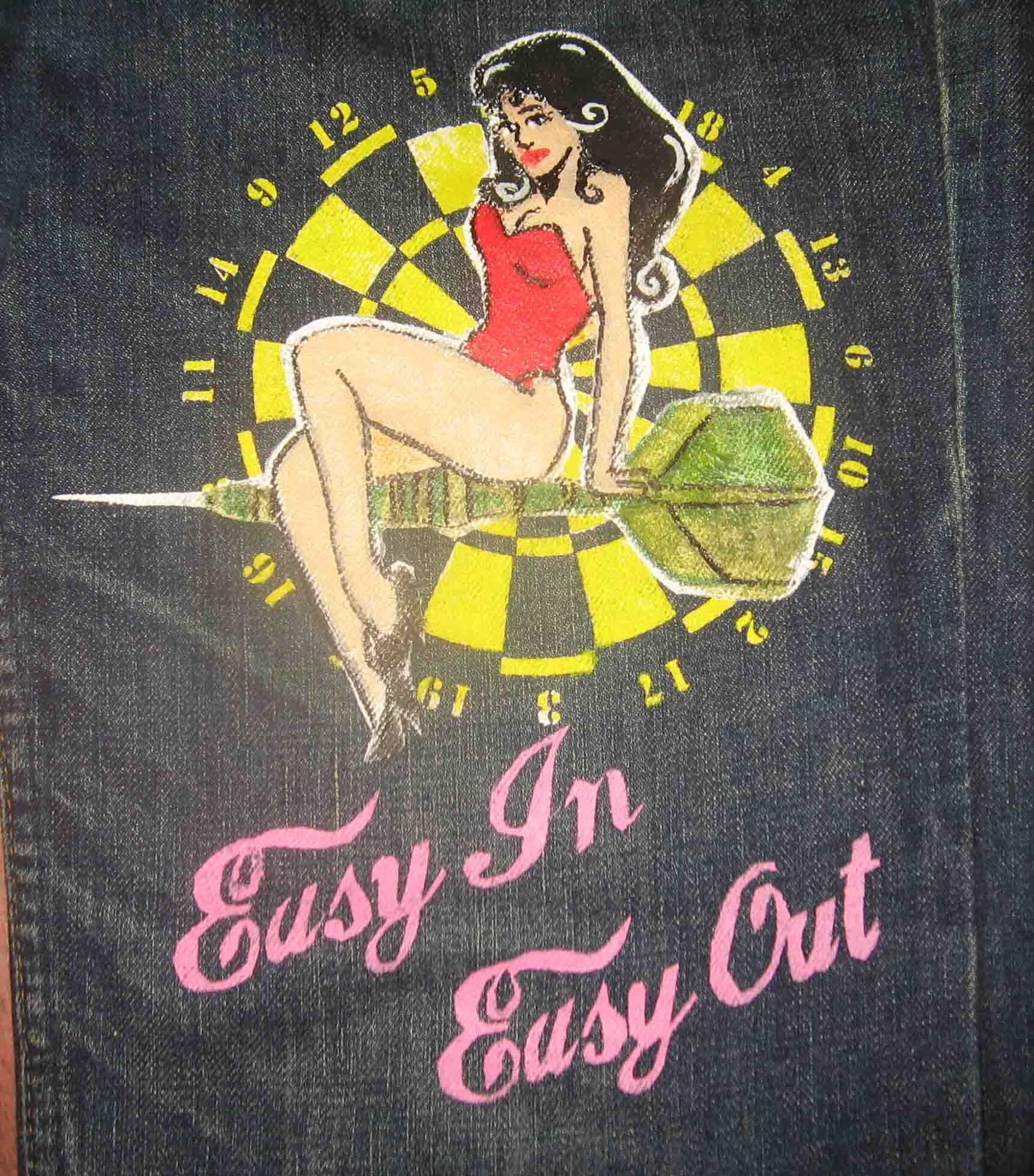 CAMELキャメルPIN-UP GIRLタバコ【手描きペイント革ジャン】