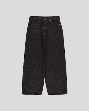 INLAY DENIM WIDE JEAN “Bisbee” BLACK