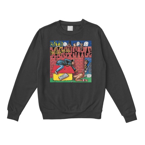 snoopdogg.Crewneck sweat (black/white)