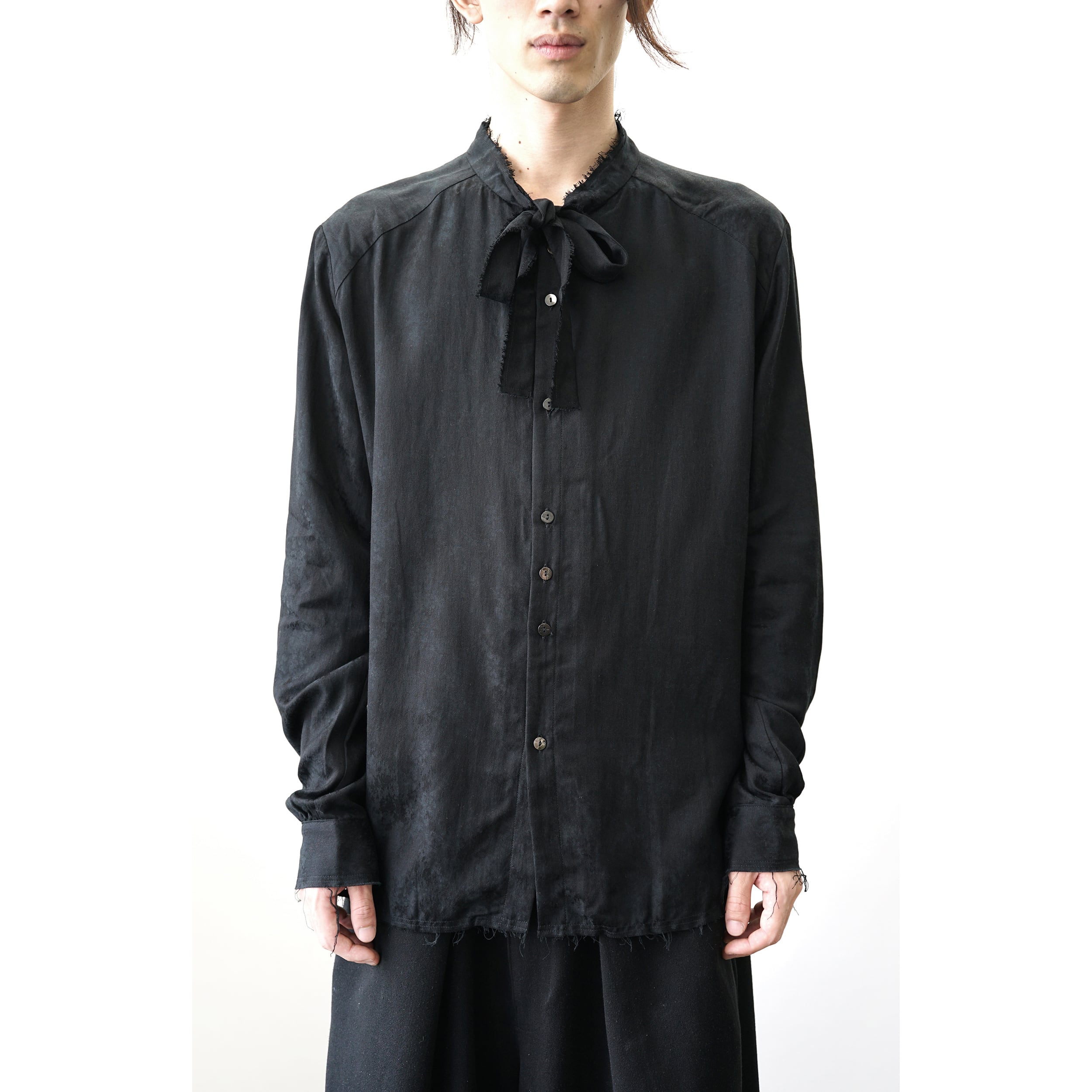 kujaku] (クジャク) 2023SS shion shirt (black) | Clique Tokyo ...