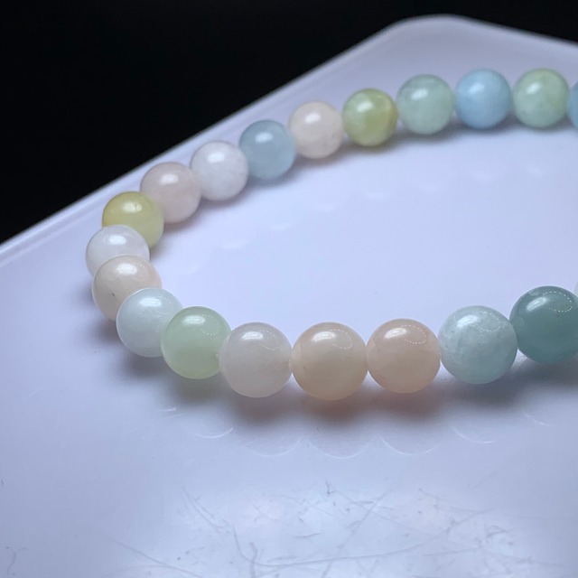 2.ポップカラー☆ミックスベリルブレスレット