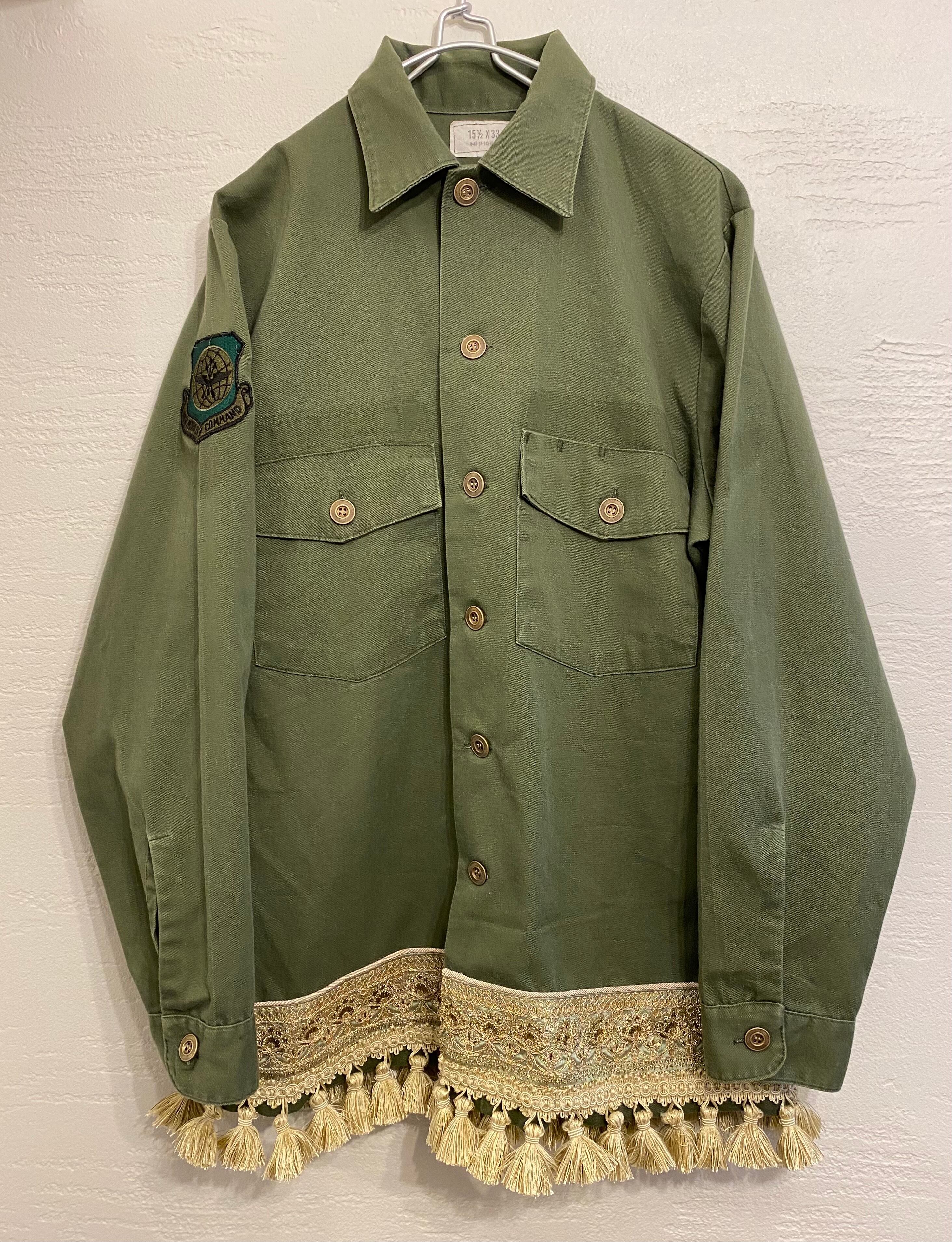 Type custom US ARMY Utility shirt 古着リメイク ユーティリティー