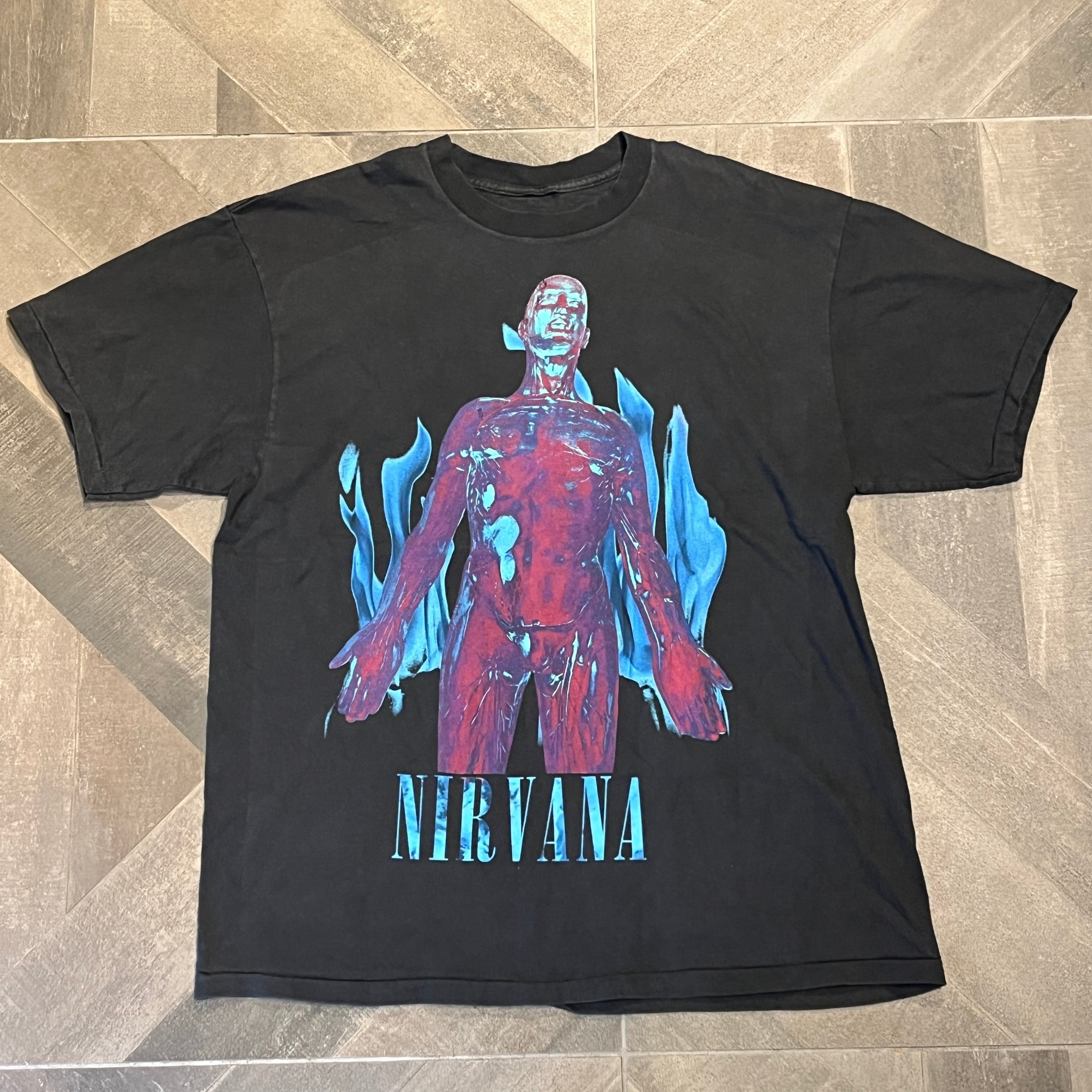 ソニックユース　tシャツ Ｌ　古着　手刷り　オルタナ　nirvāṇa SONIC YOUTH ソニックユース バンドTシャツ/ バンT/ 古着 | auckland