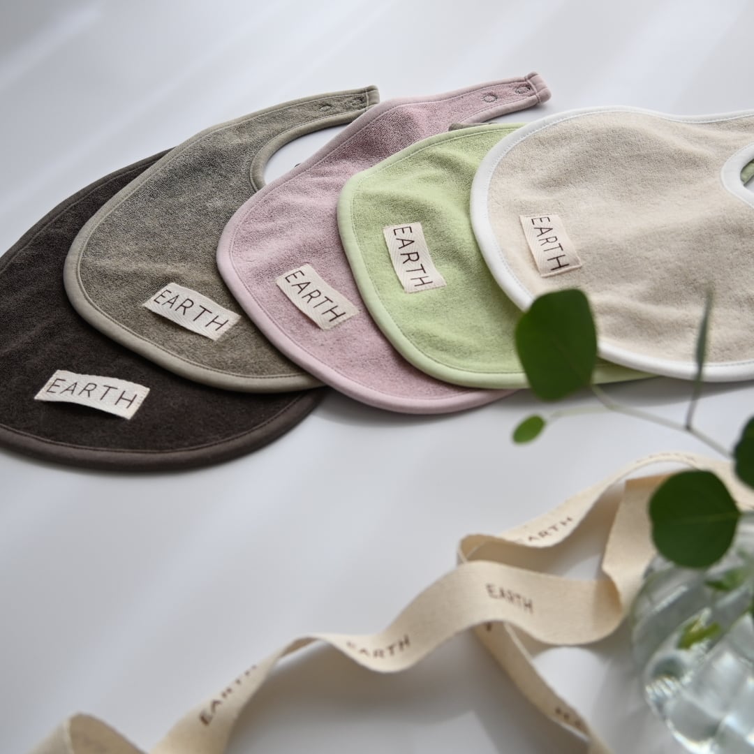 新品)Earth bib 3コ EARTH THE ARCHIVE】Organic Bib | RIRIBELL