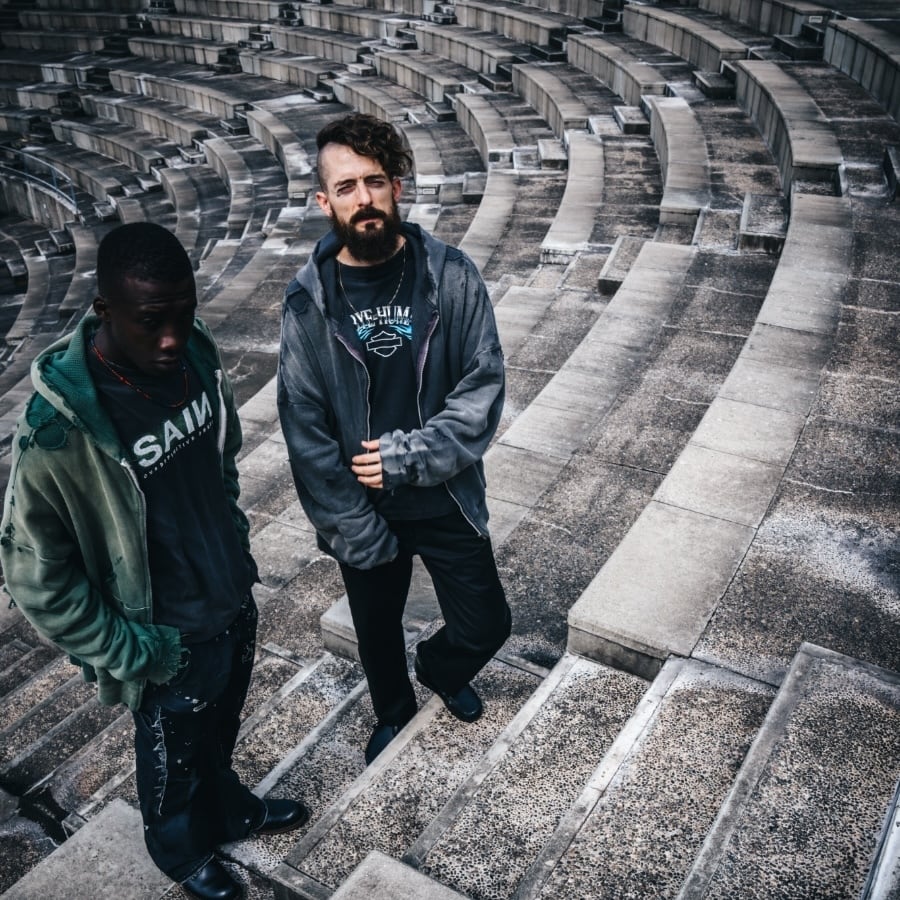 SAINTMICHAEL】SM-YS1-0000-042/HOODIE/DBL-FC ZIP/CHARKL | AYIN