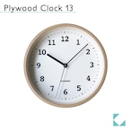 KATOMOKU plywood clock 13 km-84N