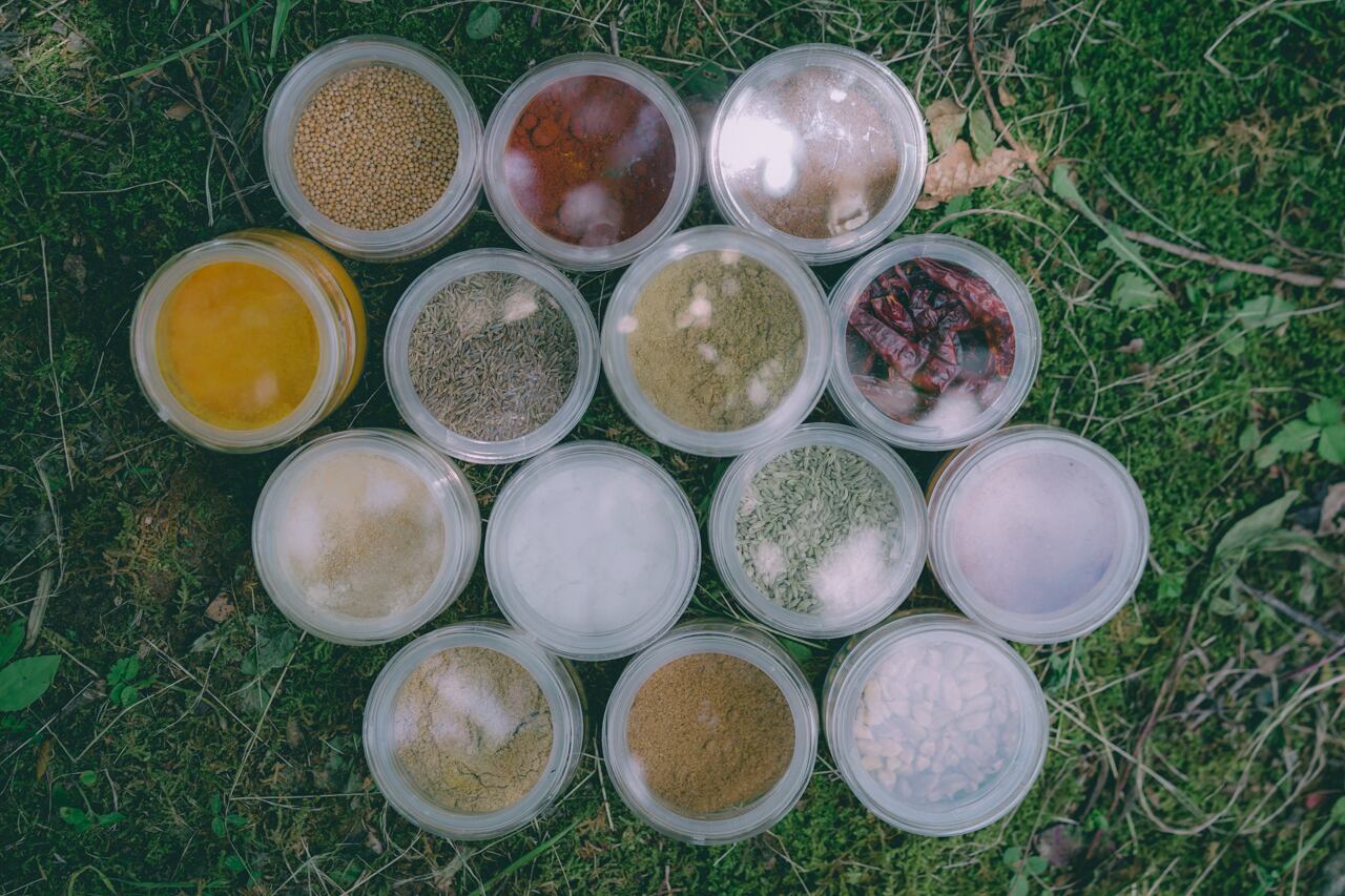 ヴィンテージスパイスボックス ◇アウトドアで料理を❗ スパイスボックス（調味料入れ