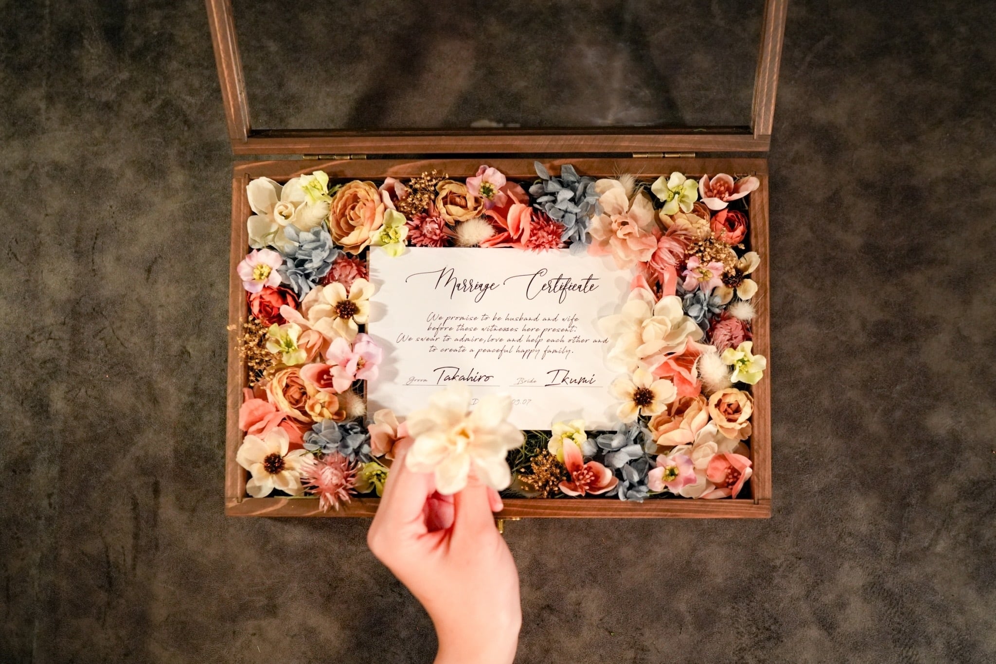 フルオーダーメイド】参加型結婚証明書 | ゲスト参加型結婚証明書