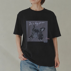【ペット オリジナルTシャツ ブラック】デザイン オリジナル プリント 刺繍 愛犬 おしゃれ Tシャツ トップス メンズ レディース