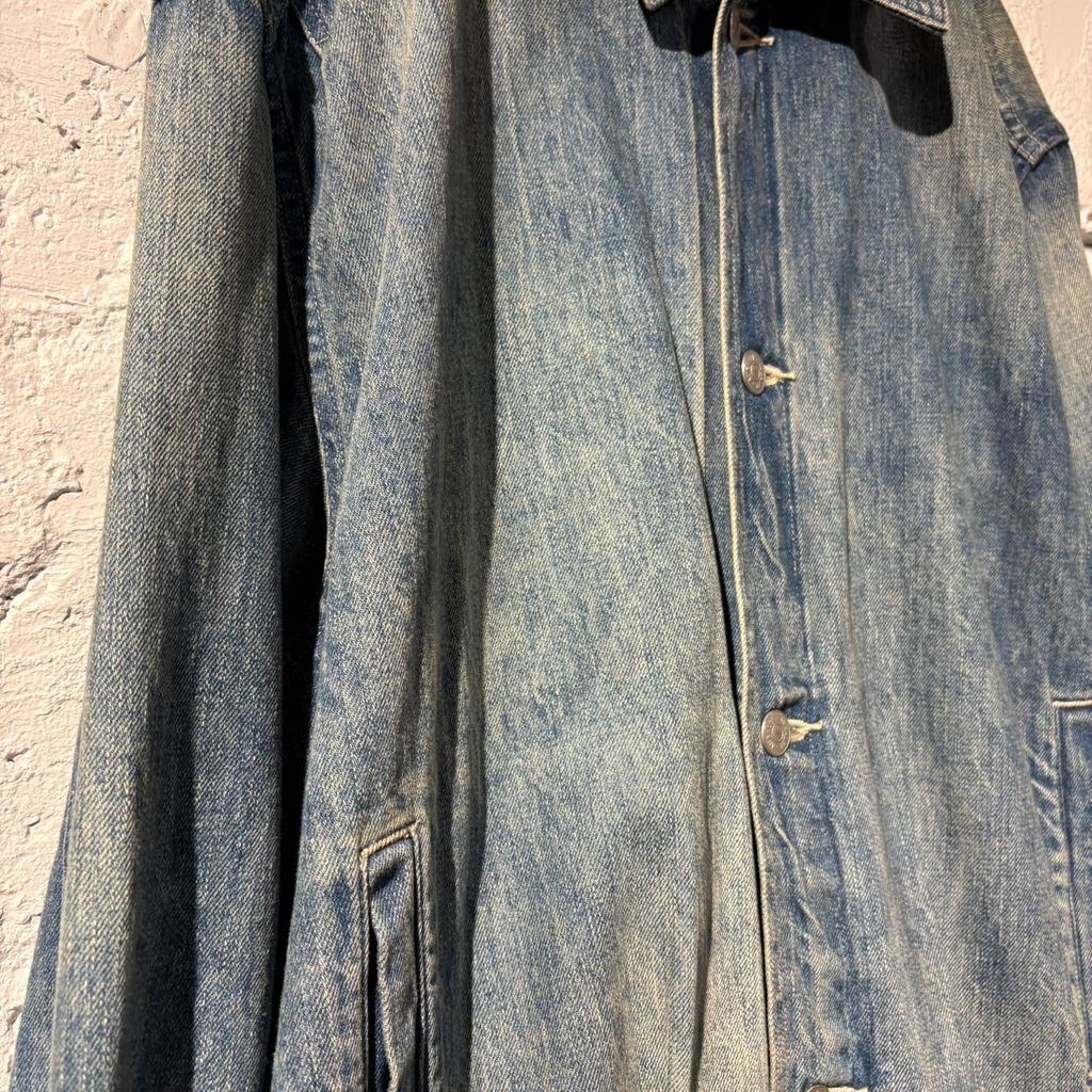 AURALEE オーラリー SELVEDGE FADED LIGHT DENIM BLOUSON デニム